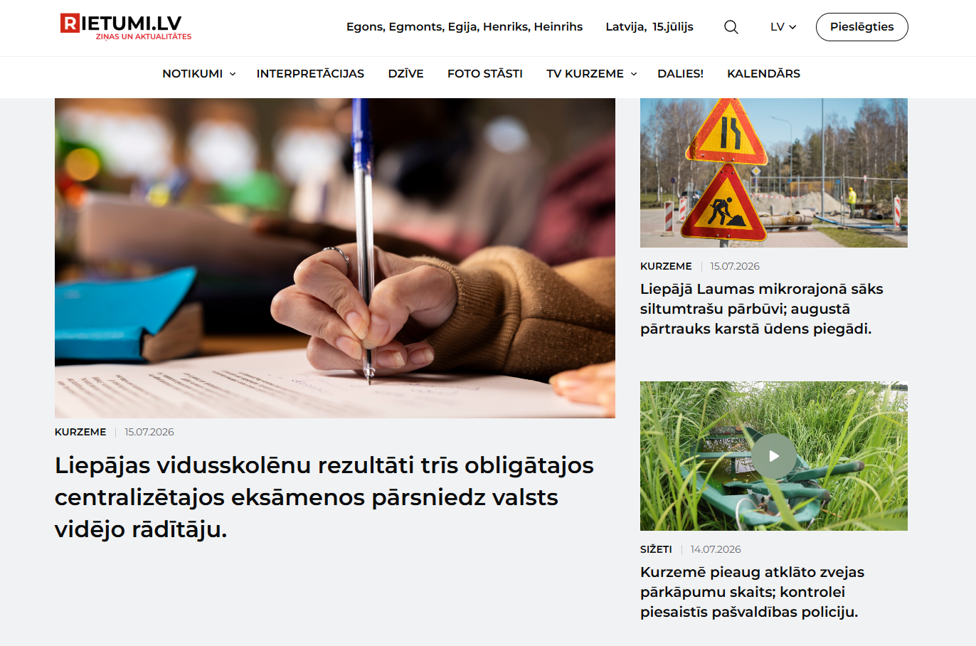 Rietumu Ziņas — Kurzeme news portal 5