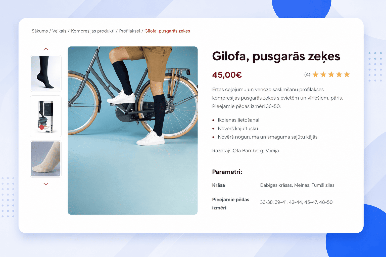 Ameda — medicīnas e-veikals ar recepšu plūsmu uz WooCommerce 3