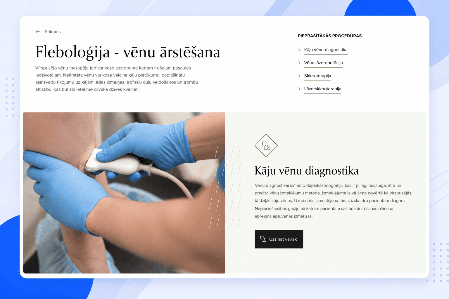 Dr. Mauriņa klīnika — daudzprofilu medicīnas centra vietne ar tiešsaistes pierakstu 3