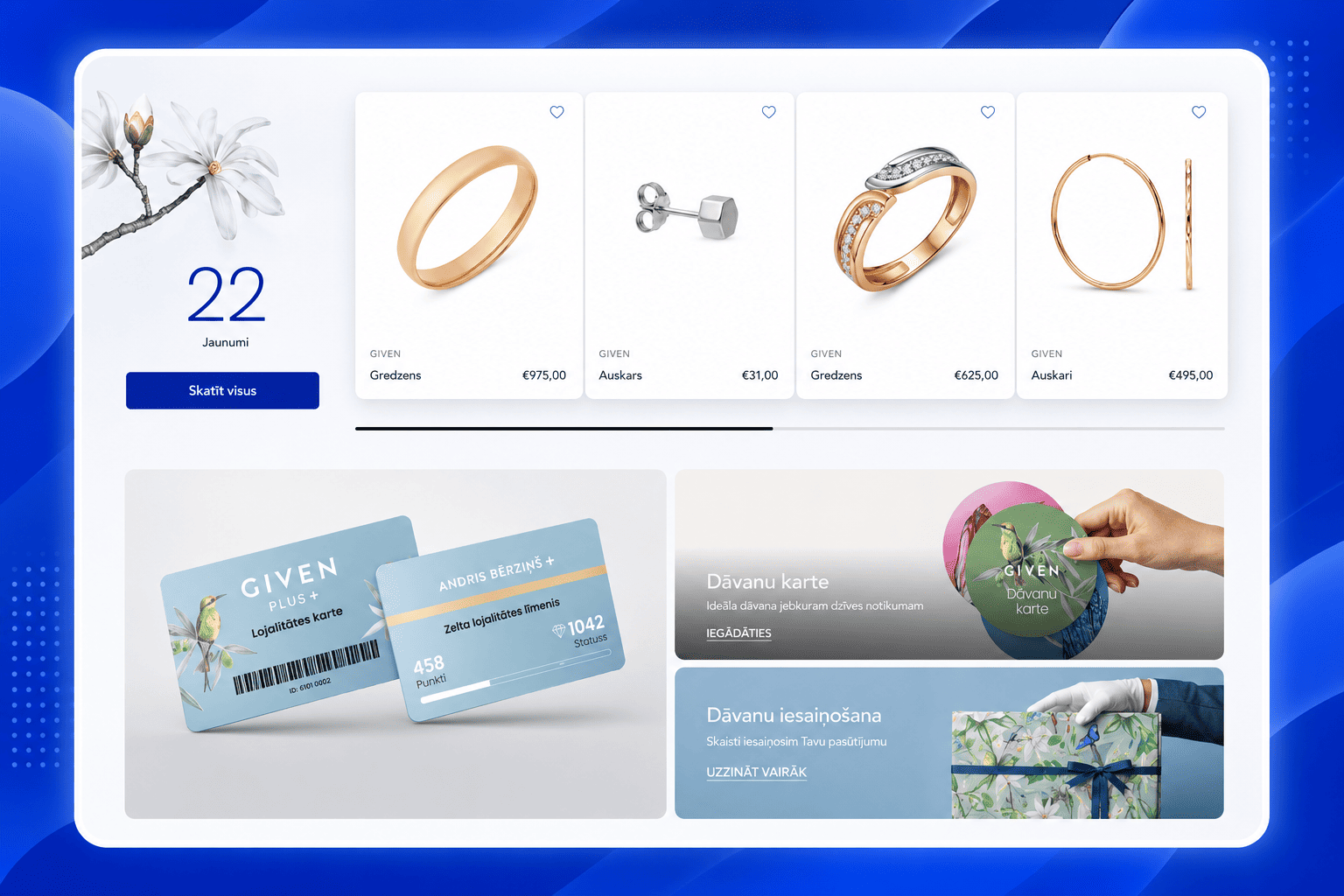 GIVEN.LV — Baltijas lielākā rotu e-veikala tehniskā optimizācija 2