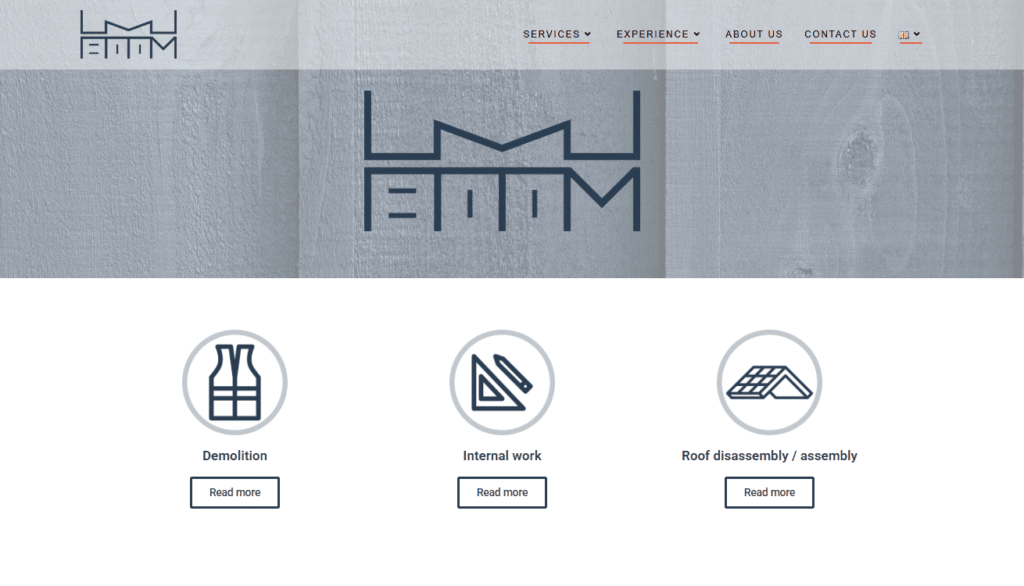 MBoom portfolio screenshot